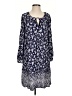 Old Navy 100% Rayon Paisley Blue Casual Dress Size S - photo 1