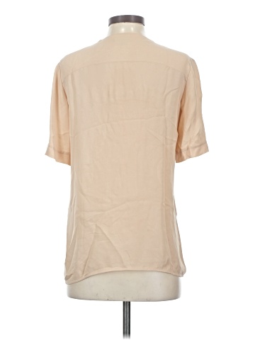 Theory Short Sleeve Silk Top (view 2)