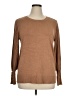 Anne Klein Brown Long Sleeve Top Size XL - photo 1