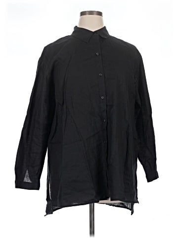 Eileen Fisher Long Sleeve Button-Down Shirt (view 1)