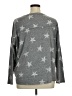 Rae Mode Stars Gray Long Sleeve T-Shirt Size 1X - photo 2