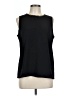 Gracia 100% Polyester Black Sleeveless Blouse Size L - photo 1