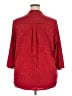 Notations Red 3/4 Sleeve Blouse Size 2X - photo 2