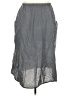 Unbranded Solid Gray Casual Skirt Size XXL - photo 1