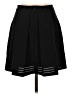 Aqua Solid Black Casual Skirt Size S - photo 2