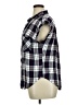 Jachs Girlfriend 100% Rayon Plaid Blue Short Sleeve Blouse Size XL - photo 5