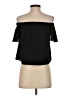 Necessary Objects Black Short Sleeve Top Size S - photo 2