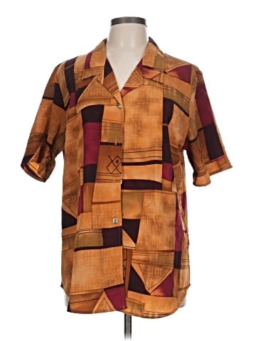 Maggie Sweet Short Sleeve Button-Down Shirt (view 1)
