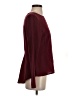 Ann Taylor 100% Polyester Burgundy Long Sleeve Top Size 4 - photo 4