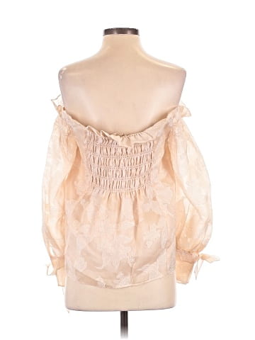 Rebecca Taylor 3/4 Sleeve Silk Top (view 2)