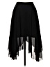 Topshop Solid Black Formal Skirt Size 2 - photo 1