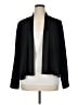 Garnet Hill 100% Polyester Black Blazer Size 14 - photo 1
