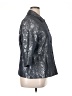 Alfred Dunner Metallic Silver 3/4 Sleeve Button-Down Shirt Size 14 - photo 4