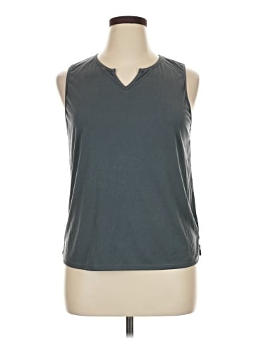 Green Envelope Sleeveless T-Shirt (view 1)