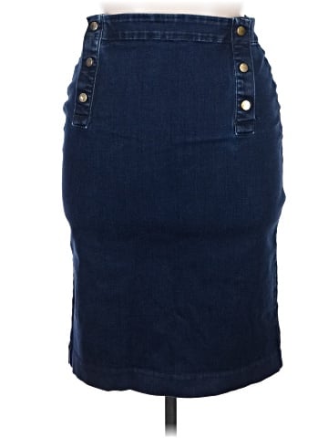 Ann Taylor Factory Denim Skirt (view 1)