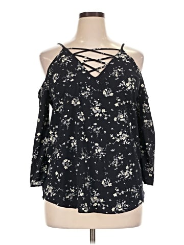 Papermoon 3/4 Sleeve Blouse (view 1)