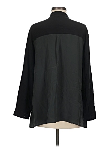 Eileen Fisher Long Sleeve Silk Top (view 2)