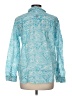 Columbia Paisley Teal Long Sleeve Button-Down Shirt Size M - photo 2