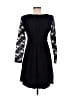 CDC Apparel 100% Acetate Black Casual Dress Size 8 - photo 2