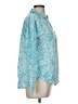 Columbia Paisley Teal Long Sleeve Button-Down Shirt Size M - photo 4