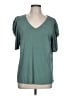 Green Envelope Teal Short Sleeve Top Size L - photo 1