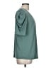 Green Envelope Teal Short Sleeve Top Size L - photo 4