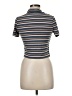 SO Stripes Blue Short Sleeve Top Size M - photo 2