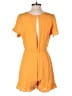 Lumiere Solid Orange Romper Size M - photo 2
