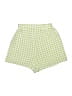 Princess Polly Checkered-gingham Green Shorts Size 4 - photo 2