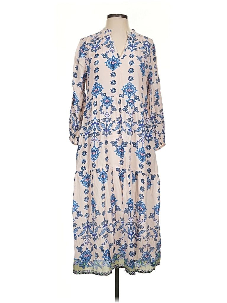 Pre-owned Tolani Casual Dress In Blue