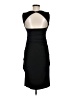 Nicole Miller Solid Black Cocktail Dress Size M - photo 2
