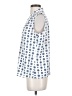 Talbots Blue Sleeveless Button-Down Shirt Size S - photo 5