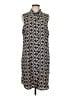 CAbi 100% Polyester Print Blue Casual Dress Size M - photo 1