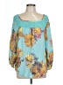 Spense Teal 3/4 Sleeve Blouse Size L - photo 1