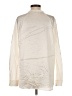 Vince. 100% Silk Solid Ivory Long Sleeve Silk Top Size S - photo 2