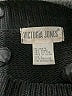 Victoria Jones Stars Black Pullover Sweater Size L - photo 7