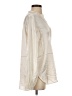 Vince. 100% Silk Solid Ivory Long Sleeve Silk Top Size S - photo 4