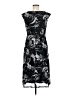 Connected Apparel Paisley Black Cocktail Dress Size 8 - photo 2