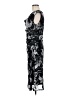 Connected Apparel Paisley Black Cocktail Dress Size 8 - photo 5