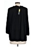 Investments Black 3/4 Sleeve Blouse Size L - photo 2