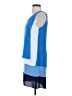 BCBGMAXAZRIA 100% Polyester Color Block Blue Casual Dress Size 2 - photo 5