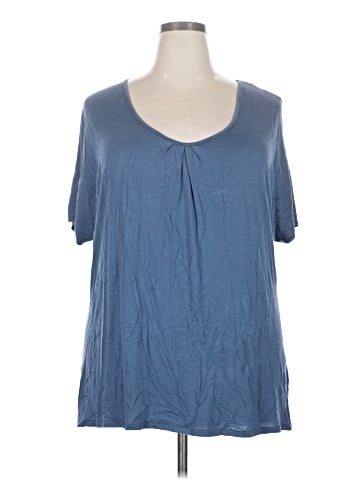 Paper Tee Short Sleeve Blouse (view 1)