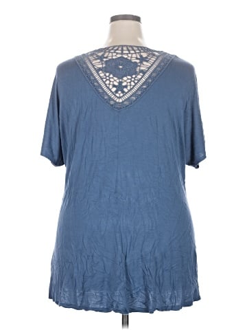 Paper Tee Short Sleeve Blouse (view 2)