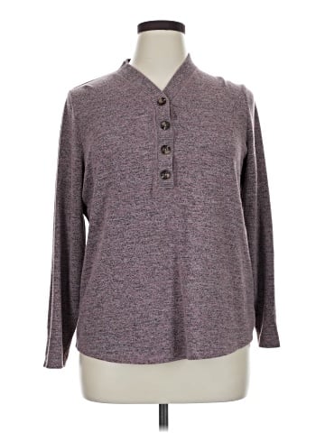 St. John's Bay Long Sleeve Top (view 1)
