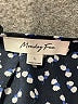 Monday Fun Black Short Sleeve Blouse Size L - photo 7