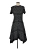 BCBGMAXAZRIA Chevron-herringbone Black Cocktail Dress Size M - photo 2