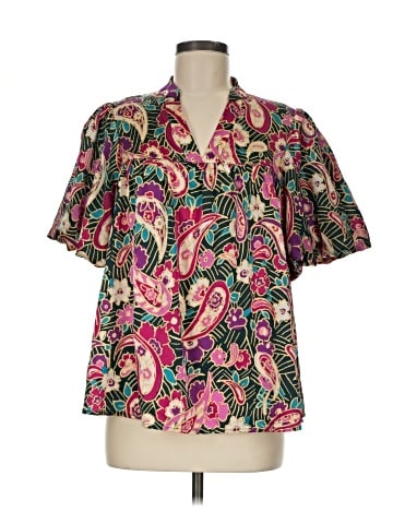 Entro Short Sleeve Blouse (view 1)
