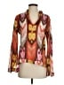 Tory Burch 100% Cotton Orange Long Sleeve Blouse Size 4 - photo 1