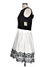 Taylor Graphic White Cocktail Dress Size 10 - photo 5