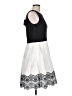 Taylor Graphic White Cocktail Dress Size 10 - photo 4